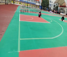 柳州市红光小学硅pu球场网球场