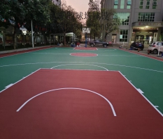 钦州市药监局硅PU塑胶球场
