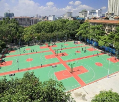 硅PU塑胶球场材料